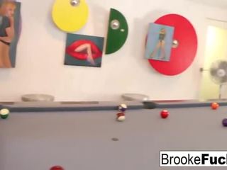 Brooke Brand Plays alluring Billiards with Vans Balls