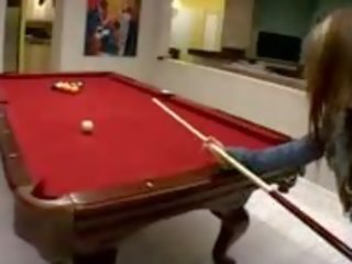 Julia bond fucked on pool table