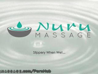 NuruMassage Lucky youth isn't Expecting to Fuck 2 Chicks Today!