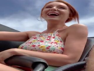 Fascinating Redhead Lacy Lennon Picked Up and Fucked on Public Instagram POV Story