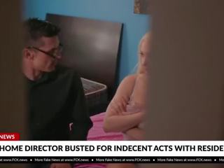 Fck новини - група вкъщи директор заловени като възрастен видео с residents