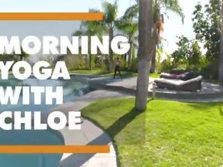 Morning yoga ends up in glorious dirty movie with Chloe Amour - itsPOV