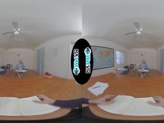 Wetvr hot mahasiswa fucked during detention in vr