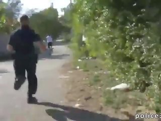 Twink dome homo porno officers in pursuit