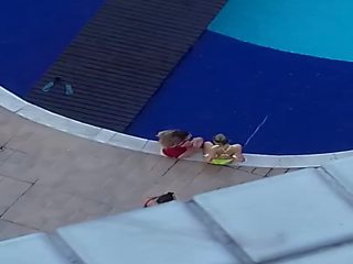3 mujeres en la piscina non-nude - parte ii, x calificación película 4b