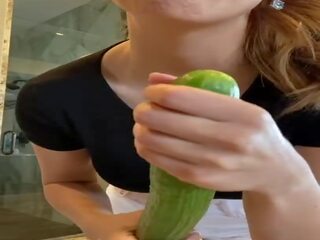 Cucumber Love: Free HD adult movie clip d2