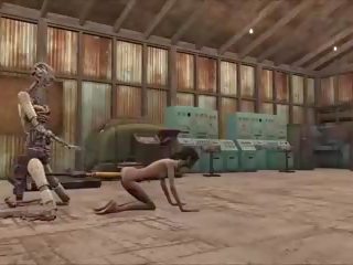Fallout 4 herif robot, ücretsiz robotic kaza x vergiye tabi video 6e
