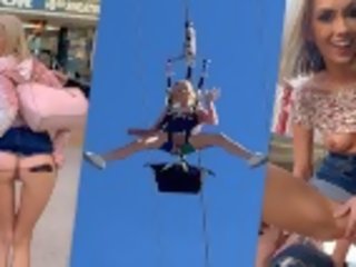 Blondynka nastolatka sky przebić publiczne pieprzyć immediately następujący pokaz cipka do tłum pov