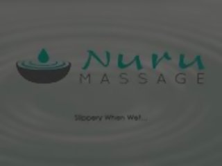 NuruMassage busty Anissa Kate's French massage