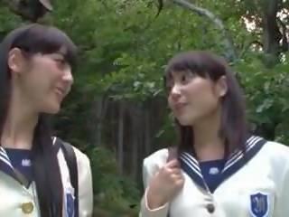 Japānieši av lesbietes skolnieces, bezmaksas sekss filma 7.b