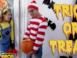 Bangbros - Trick or Treat, Smell Evelin Stone's Feet. (i Bet You Would!)