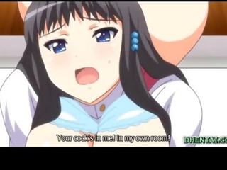 Bigboobed hentai coed wetpussy fucked and swallowing cum
