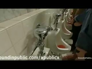 Group of gays in public toilets handjobs and blowjobs