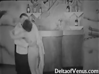 Xác thực cổ điển người lớn video 1930s - nữ nữ nam có ba người