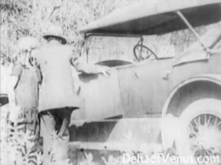 Antiikki seksi klipsi 1915, a vapaa ratsastaa