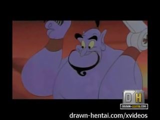 Aladdin adulto presilla - playa xxx vídeo con jazmín