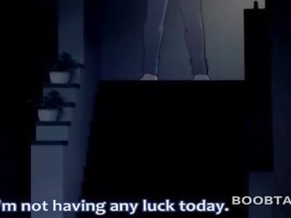 Anime adolescent in klein korte broek geeft haar studente een boner