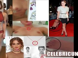 Nude Celebrity Fappening Emma Watson Tits & Shaved Pussy Bath