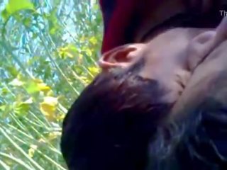 Village Sarpanch wife fucked Outdoor in khet young Labour lad