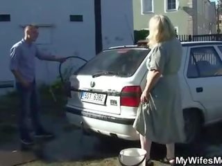 Wife finds her man fucking mother in law