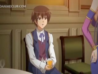 Tatlong-dimensiyonal anime babae panunukso titi makakakuha ng puke licked sa pagbabalik