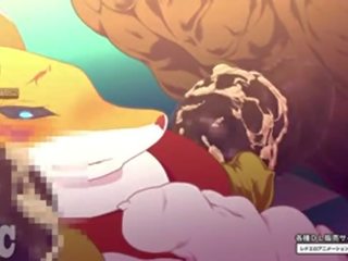 Renamon és kyubimon hentai animáció