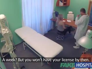 Fake Hospital Doctors Bruised Bollocks Healed by Kazakh