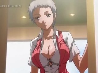 Shorthaired hentai trẻ phụ nữ ngực trêu chọc qua cô ấy fabulous gf