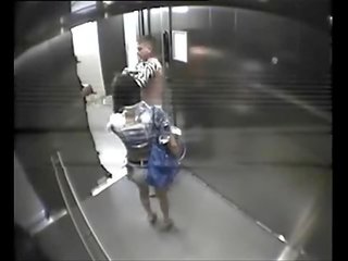 陌生人 亂搞 女孩 在 elevator